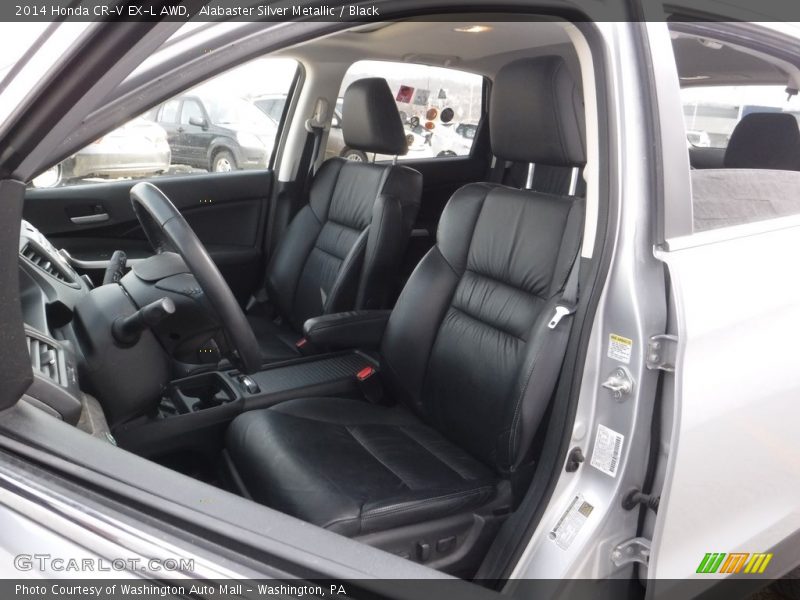 Alabaster Silver Metallic / Black 2014 Honda CR-V EX-L AWD