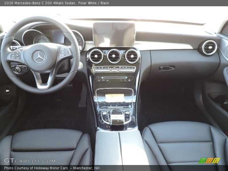 Polar White / Black 2016 Mercedes-Benz C 300 4Matic Sedan