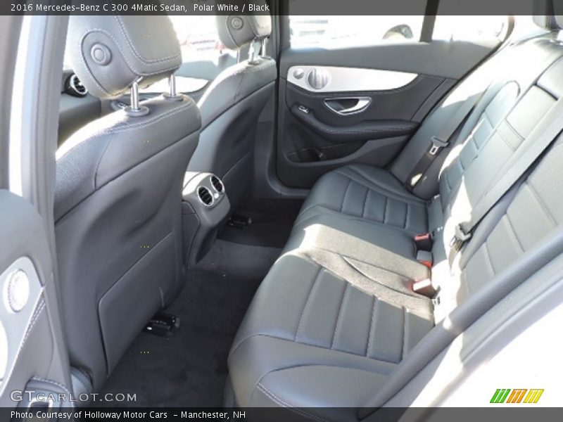 Polar White / Black 2016 Mercedes-Benz C 300 4Matic Sedan