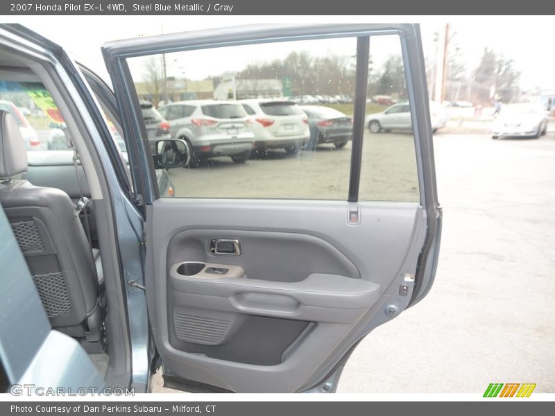 Steel Blue Metallic / Gray 2007 Honda Pilot EX-L 4WD