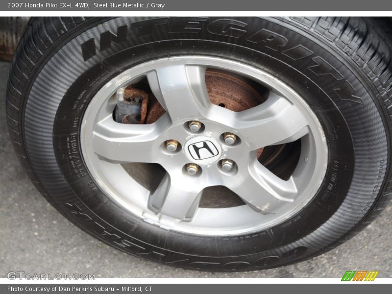 Steel Blue Metallic / Gray 2007 Honda Pilot EX-L 4WD