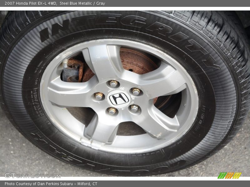 Steel Blue Metallic / Gray 2007 Honda Pilot EX-L 4WD