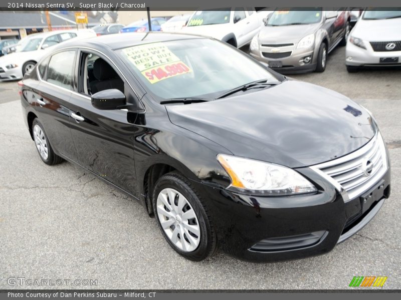 Super Black / Charcoal 2014 Nissan Sentra SV