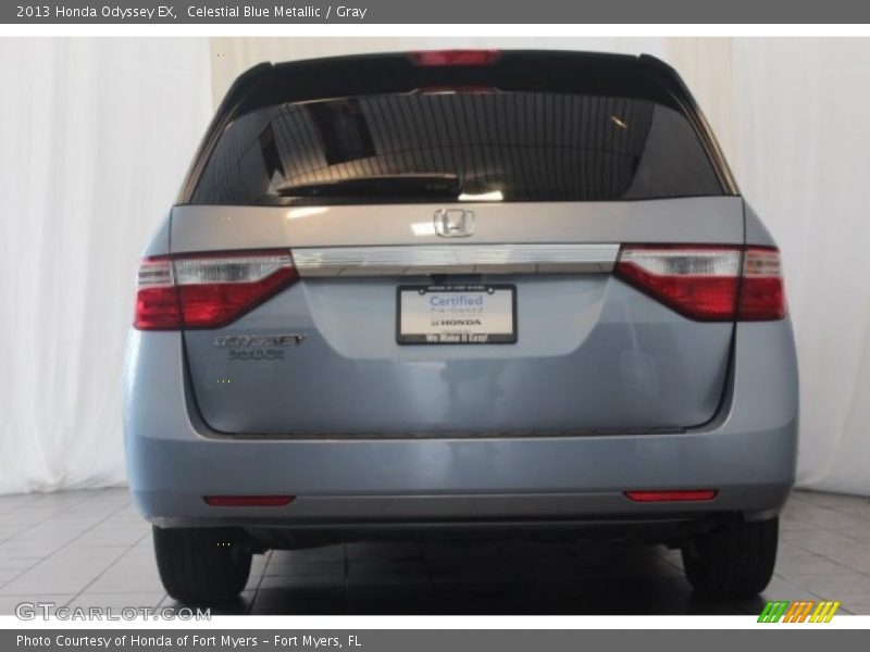 Celestial Blue Metallic / Gray 2013 Honda Odyssey EX