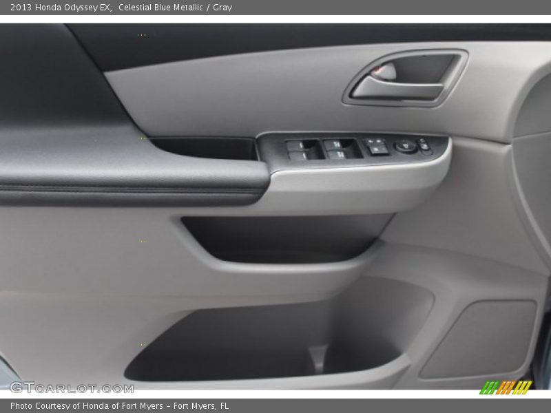Celestial Blue Metallic / Gray 2013 Honda Odyssey EX