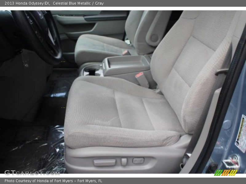 Celestial Blue Metallic / Gray 2013 Honda Odyssey EX