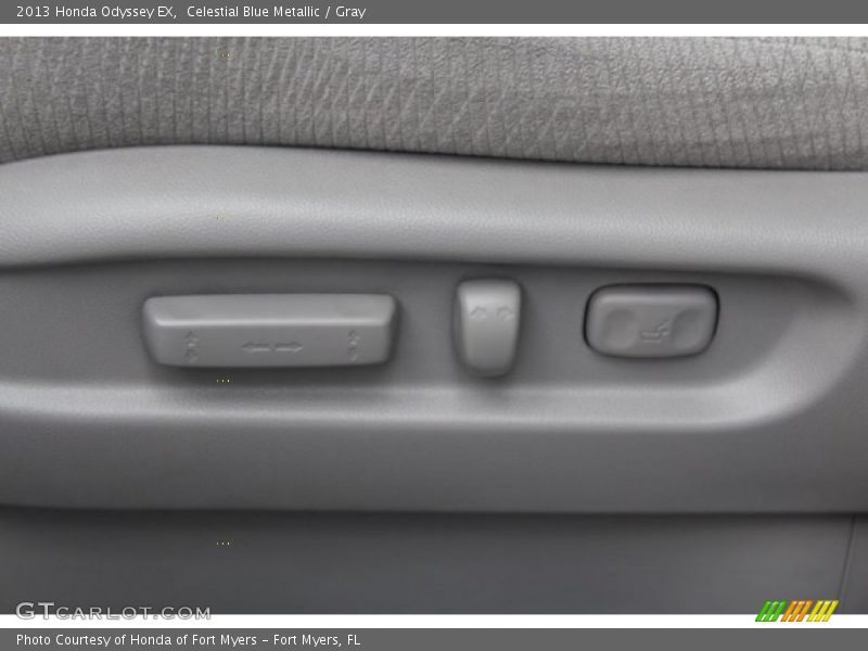 Celestial Blue Metallic / Gray 2013 Honda Odyssey EX