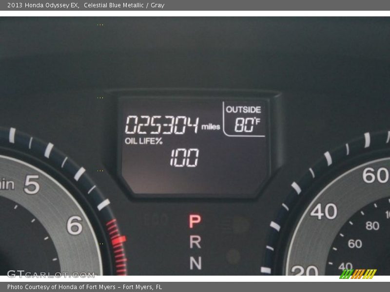 Celestial Blue Metallic / Gray 2013 Honda Odyssey EX