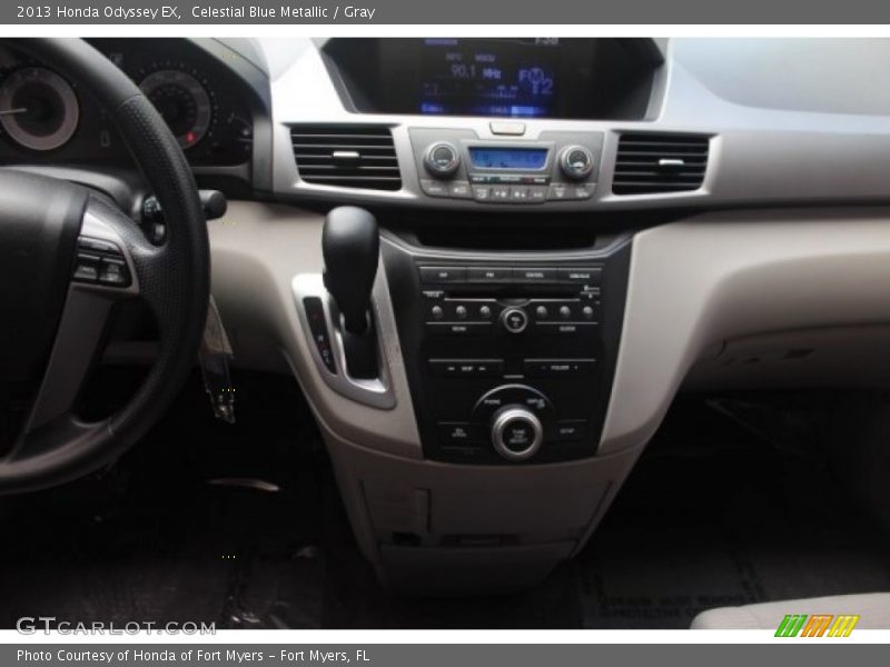 Celestial Blue Metallic / Gray 2013 Honda Odyssey EX