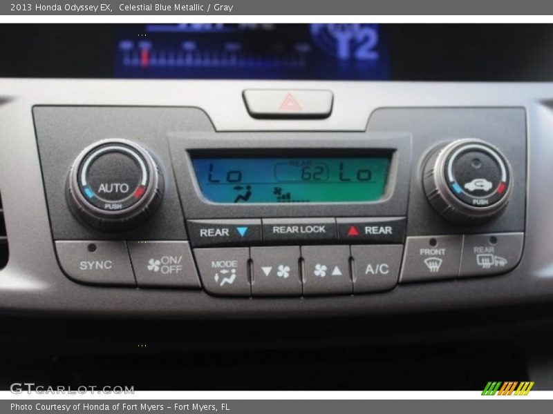 Celestial Blue Metallic / Gray 2013 Honda Odyssey EX
