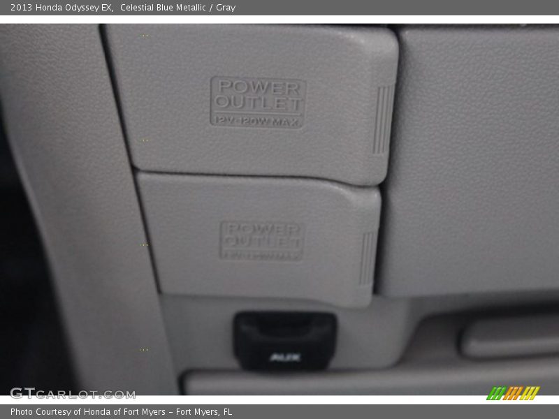 Celestial Blue Metallic / Gray 2013 Honda Odyssey EX