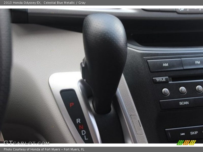 Celestial Blue Metallic / Gray 2013 Honda Odyssey EX