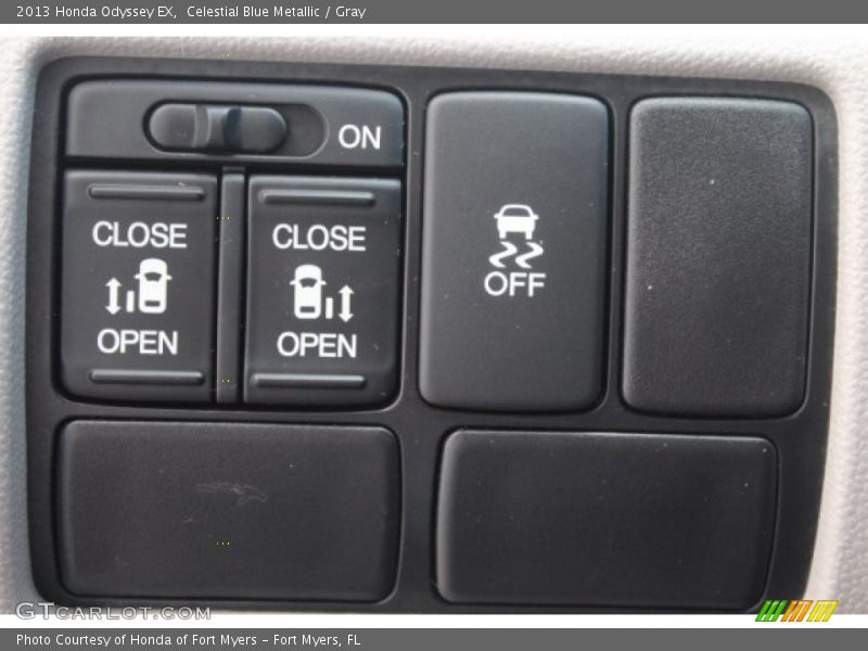 Celestial Blue Metallic / Gray 2013 Honda Odyssey EX