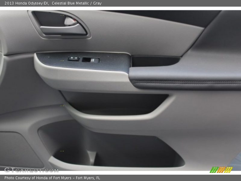 Celestial Blue Metallic / Gray 2013 Honda Odyssey EX