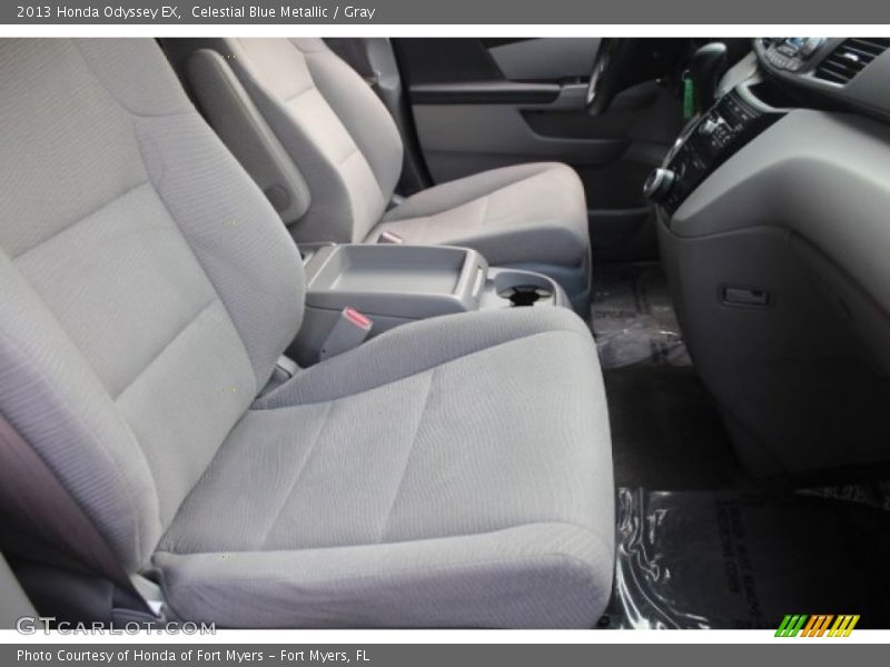 Celestial Blue Metallic / Gray 2013 Honda Odyssey EX