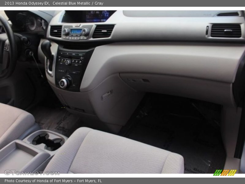 Celestial Blue Metallic / Gray 2013 Honda Odyssey EX