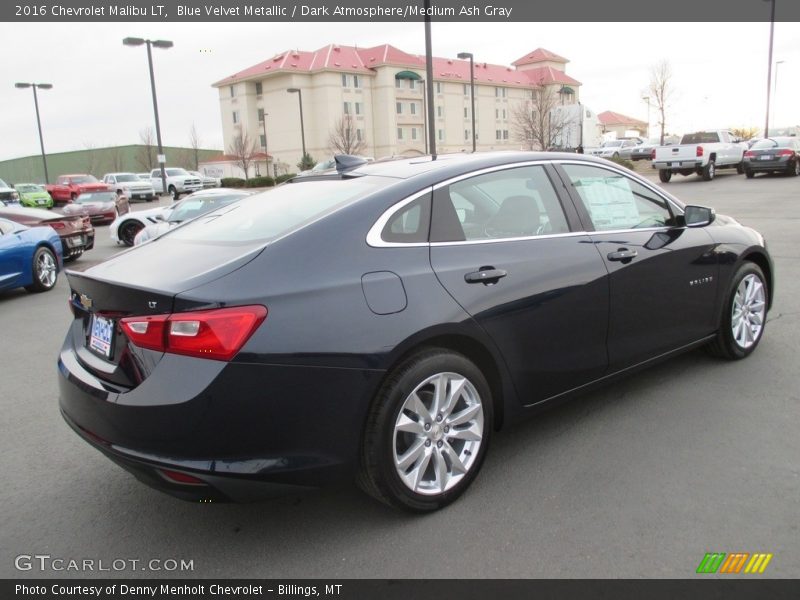 Blue Velvet Metallic / Dark Atmosphere/Medium Ash Gray 2016 Chevrolet Malibu LT