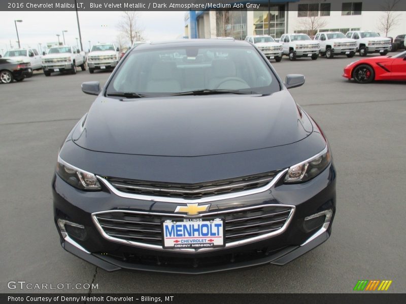 Blue Velvet Metallic / Dark Atmosphere/Medium Ash Gray 2016 Chevrolet Malibu LT