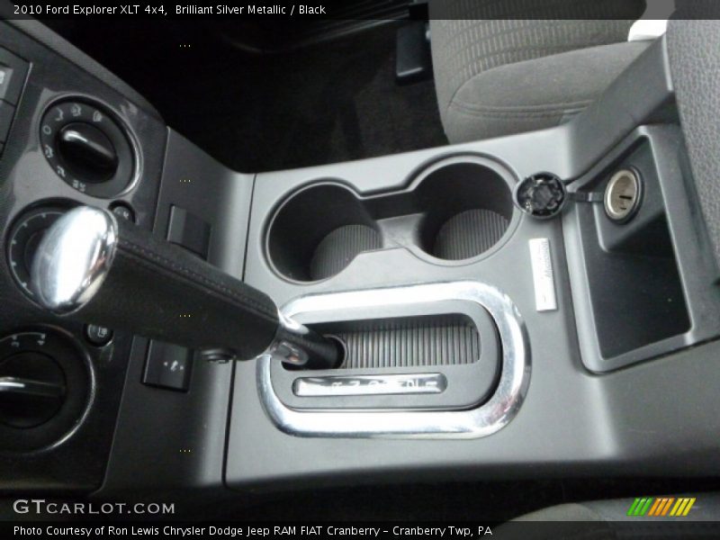 Brilliant Silver Metallic / Black 2010 Ford Explorer XLT 4x4