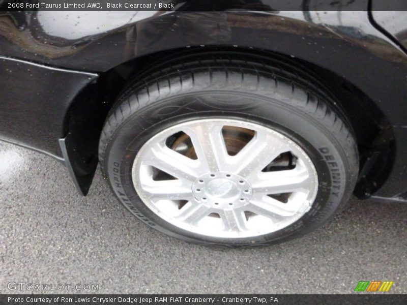 Black Clearcoat / Black 2008 Ford Taurus Limited AWD
