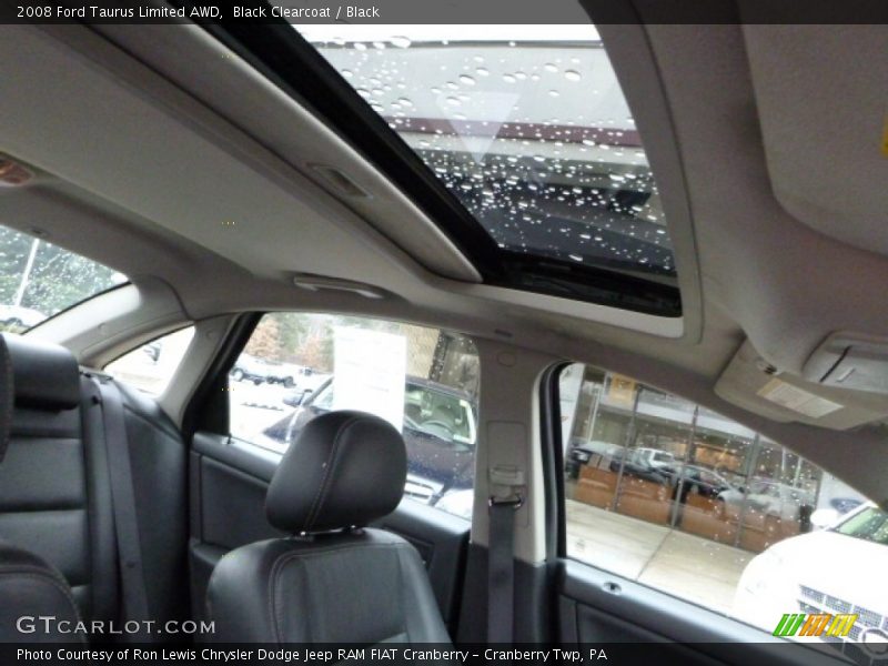 Black Clearcoat / Black 2008 Ford Taurus Limited AWD