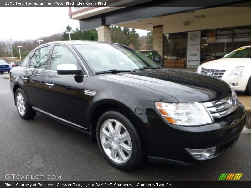 Black Clearcoat / Black 2008 Ford Taurus Limited AWD