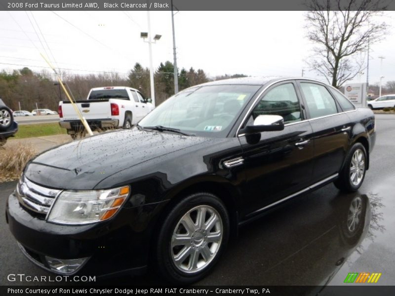 Black Clearcoat / Black 2008 Ford Taurus Limited AWD