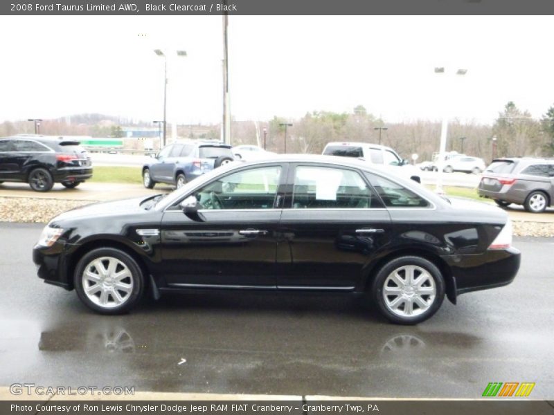 Black Clearcoat / Black 2008 Ford Taurus Limited AWD