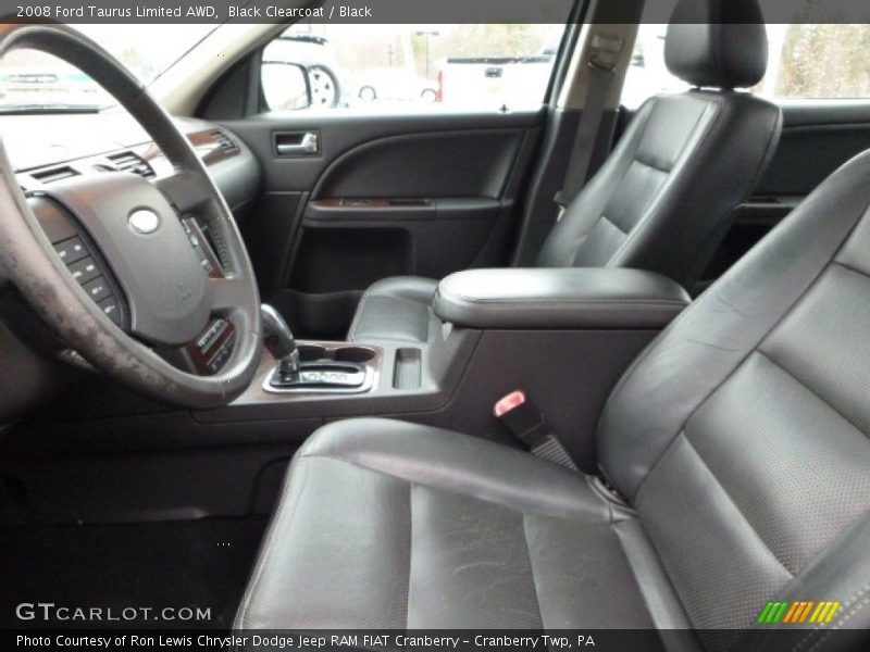 Black Clearcoat / Black 2008 Ford Taurus Limited AWD