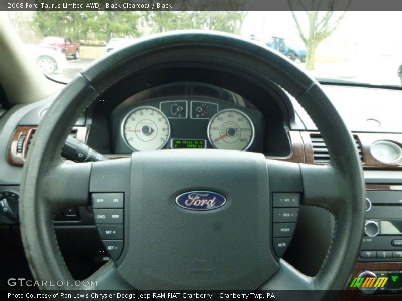 Black Clearcoat / Black 2008 Ford Taurus Limited AWD