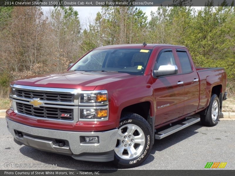 Deep Ruby Metallic / Cocoa/Dune 2014 Chevrolet Silverado 1500 LT Double Cab 4x4