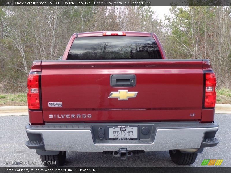 Deep Ruby Metallic / Cocoa/Dune 2014 Chevrolet Silverado 1500 LT Double Cab 4x4