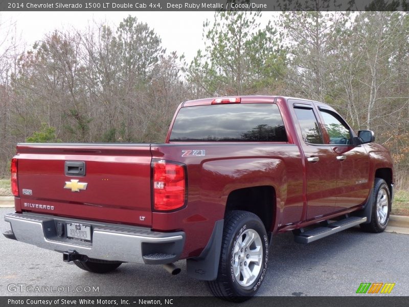 Deep Ruby Metallic / Cocoa/Dune 2014 Chevrolet Silverado 1500 LT Double Cab 4x4