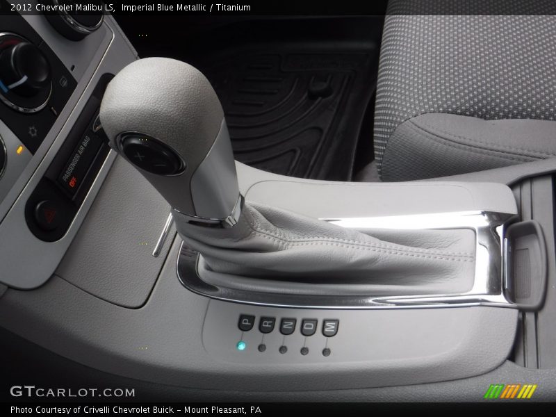 Imperial Blue Metallic / Titanium 2012 Chevrolet Malibu LS