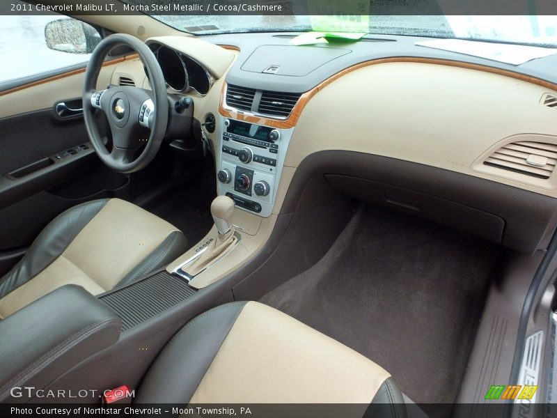 Mocha Steel Metallic / Cocoa/Cashmere 2011 Chevrolet Malibu LT