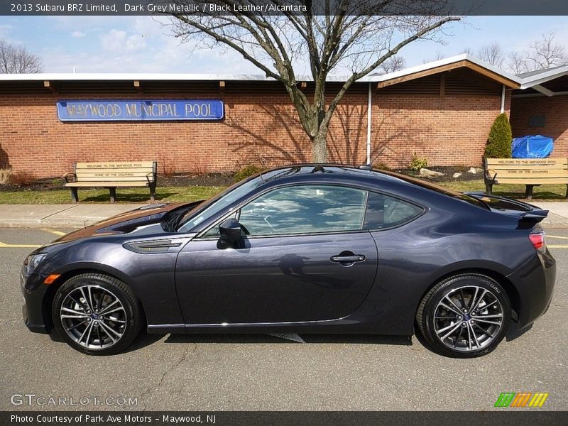 Dark Grey Metallic / Black Leather/Alcantara 2013 Subaru BRZ Limited