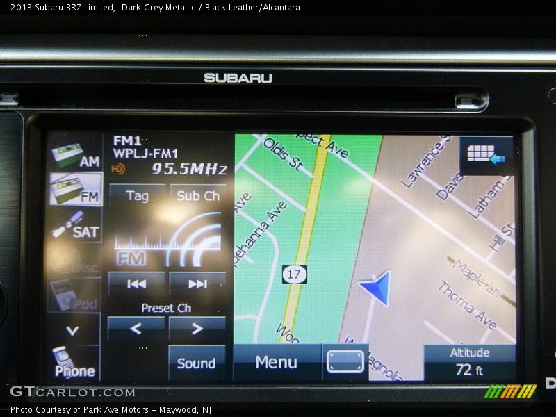 Dark Grey Metallic / Black Leather/Alcantara 2013 Subaru BRZ Limited