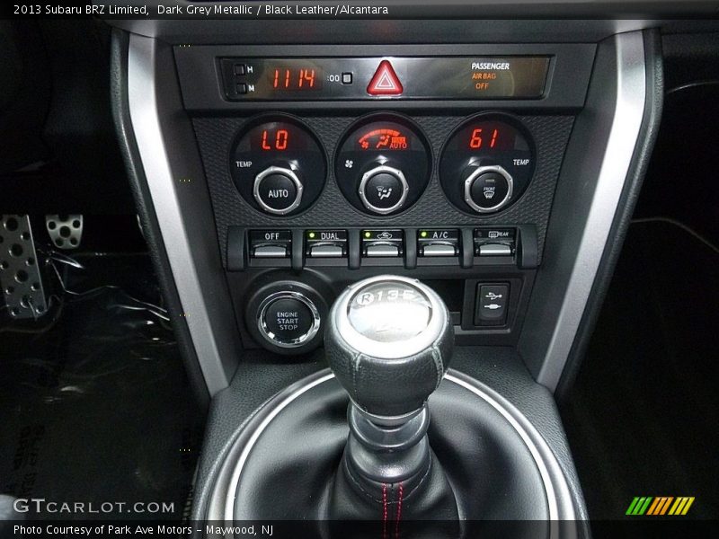 Dark Grey Metallic / Black Leather/Alcantara 2013 Subaru BRZ Limited