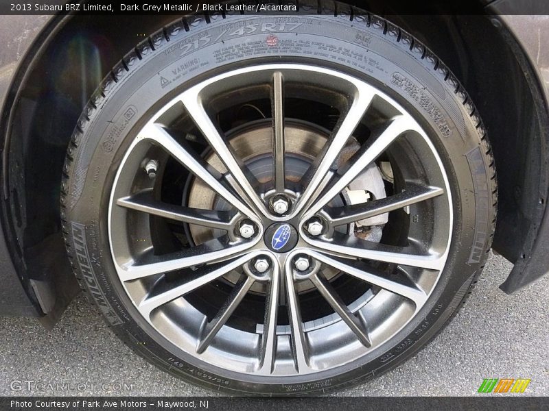 Dark Grey Metallic / Black Leather/Alcantara 2013 Subaru BRZ Limited