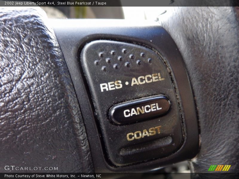 Steel Blue Pearlcoat / Taupe 2002 Jeep Liberty Sport 4x4