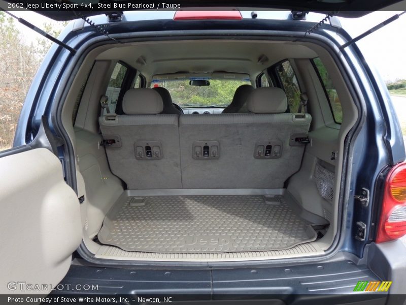 Steel Blue Pearlcoat / Taupe 2002 Jeep Liberty Sport 4x4