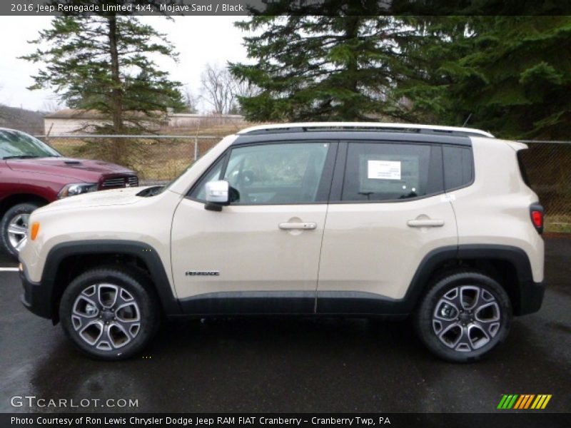 Mojave Sand / Black 2016 Jeep Renegade Limited 4x4