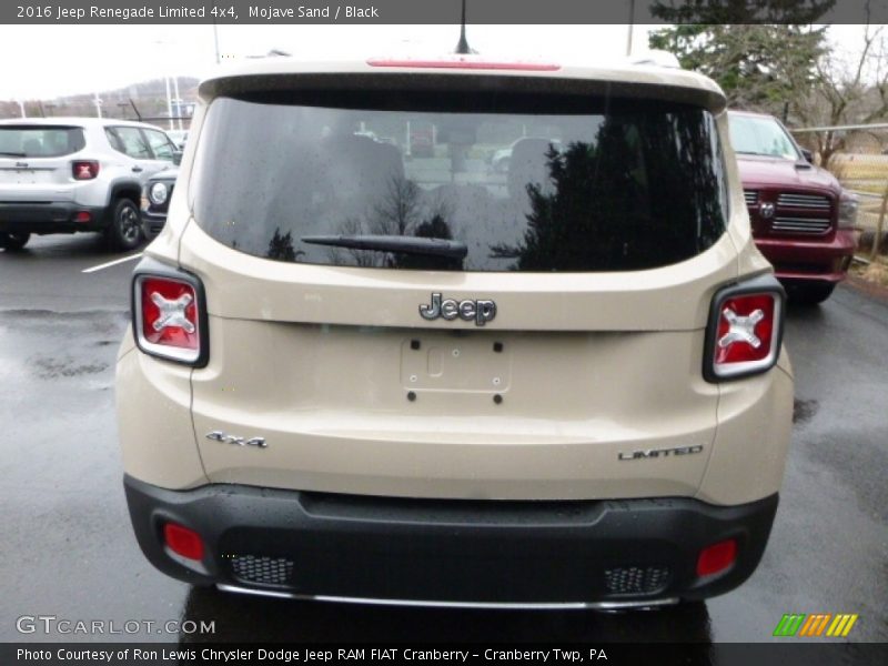 Mojave Sand / Black 2016 Jeep Renegade Limited 4x4