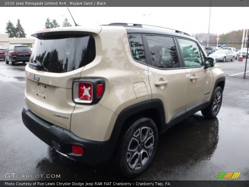 Mojave Sand / Black 2016 Jeep Renegade Limited 4x4