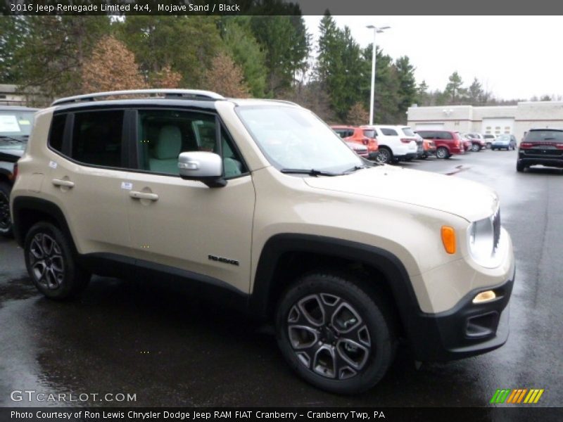 Mojave Sand / Black 2016 Jeep Renegade Limited 4x4