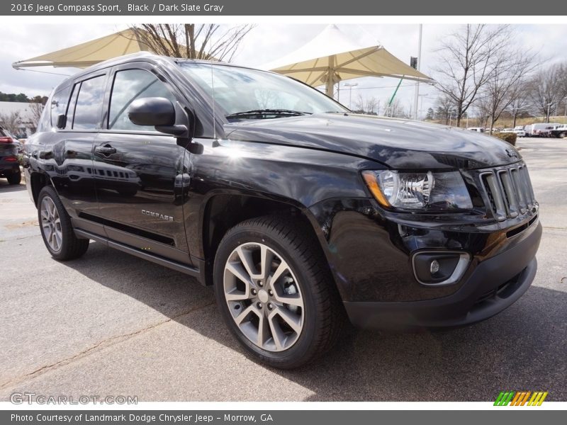 Black / Dark Slate Gray 2016 Jeep Compass Sport