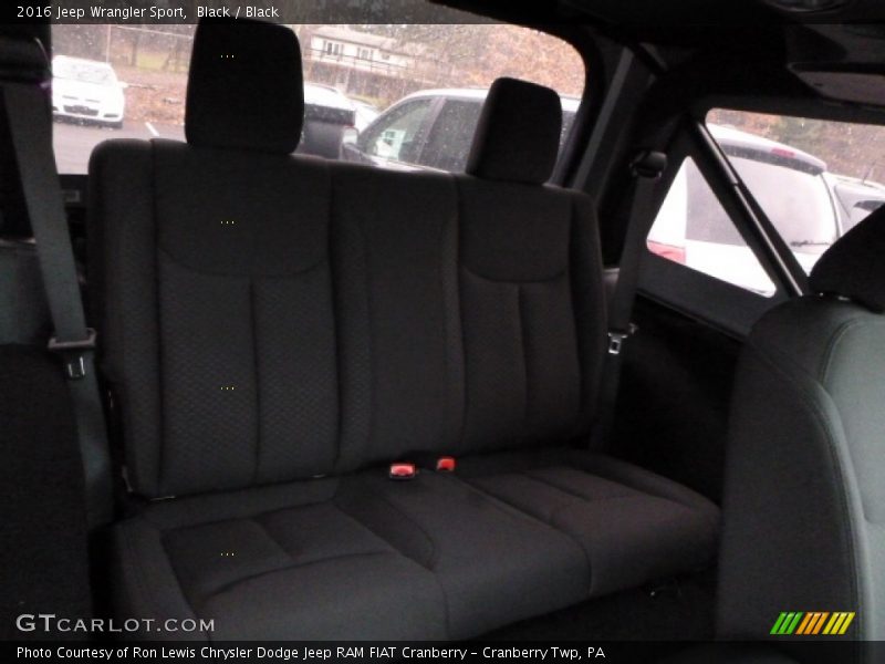 Black / Black 2016 Jeep Wrangler Sport