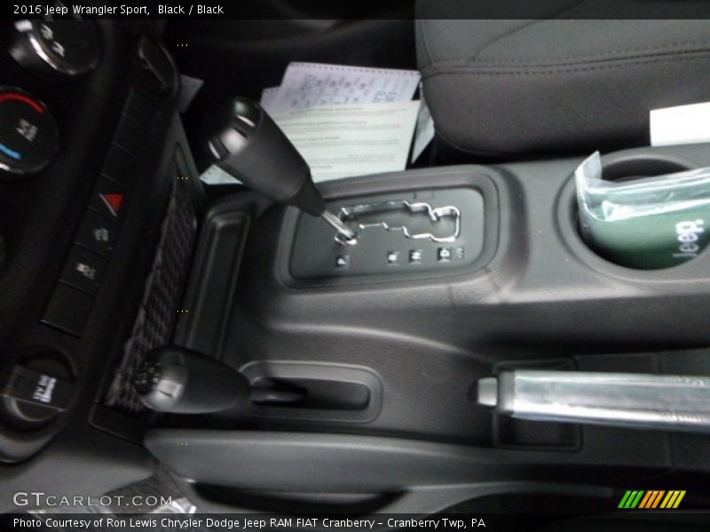 Black / Black 2016 Jeep Wrangler Sport