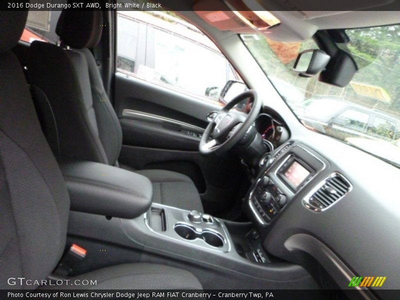 Bright White / Black 2016 Dodge Durango SXT AWD