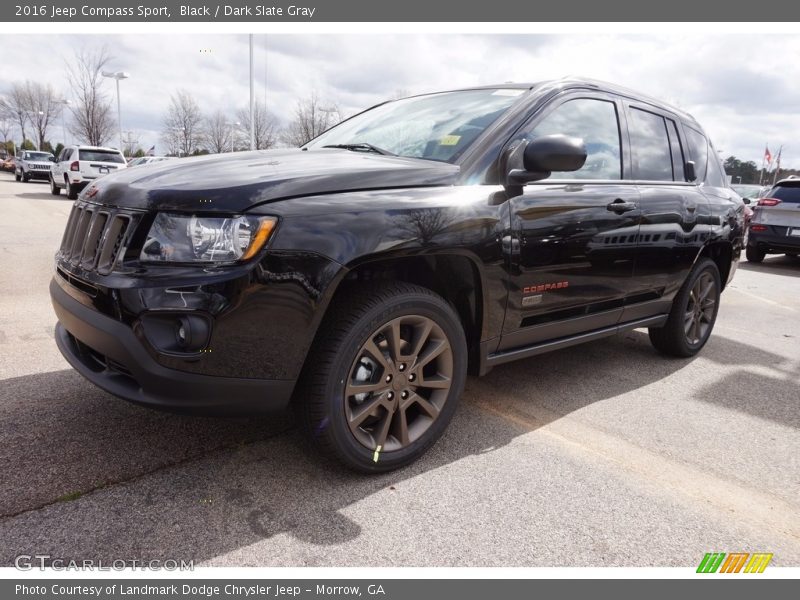Black / Dark Slate Gray 2016 Jeep Compass Sport